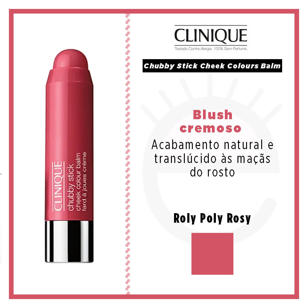 Chubby Stick Cheek Colours Balm Clinique - Blush Roly Poly Rosy