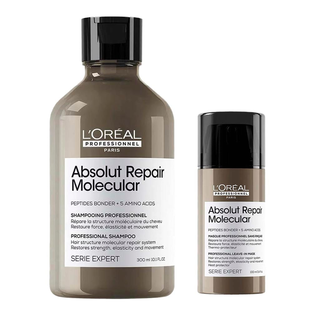 L'oreal Professionnel Absolut Repair Molecular Kit – Shampoo + Leave-in Kit