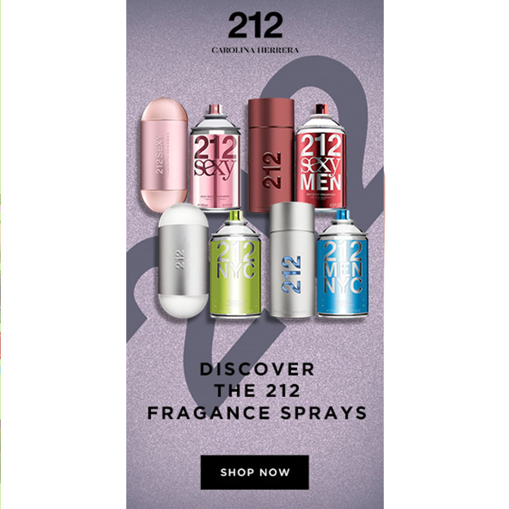 212 NYC Carolina Herrera – Body Spray Feminino 250ml