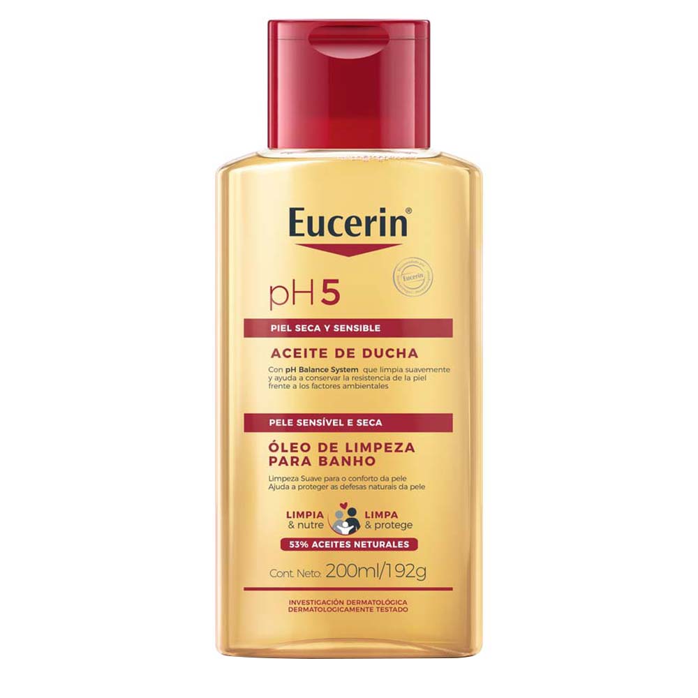 Óleo de Limpeza para Banho Eucerin pH5 200ml