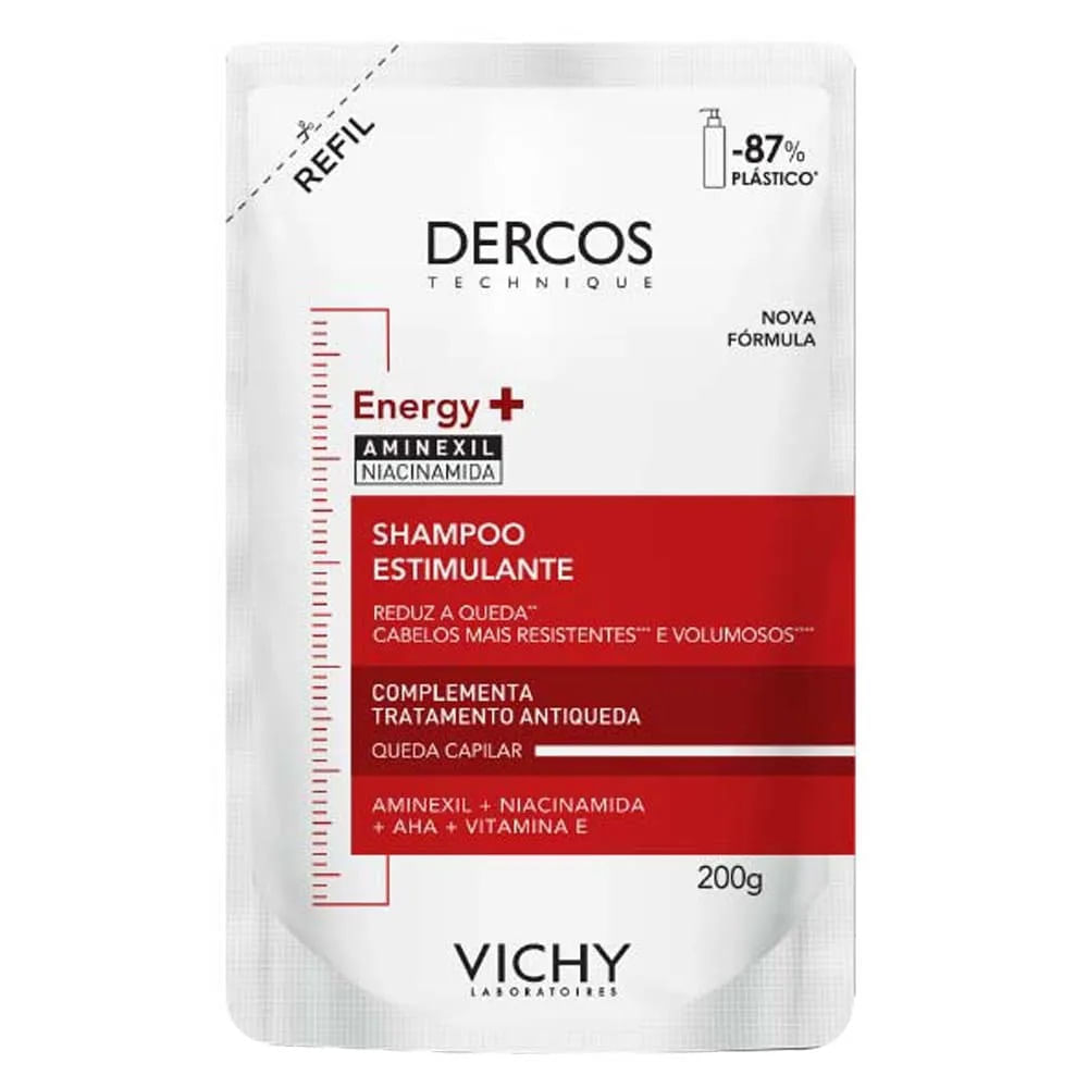 Vichy Dercos Energy+ Kit - Shampoo + Shampoo Refil Kit