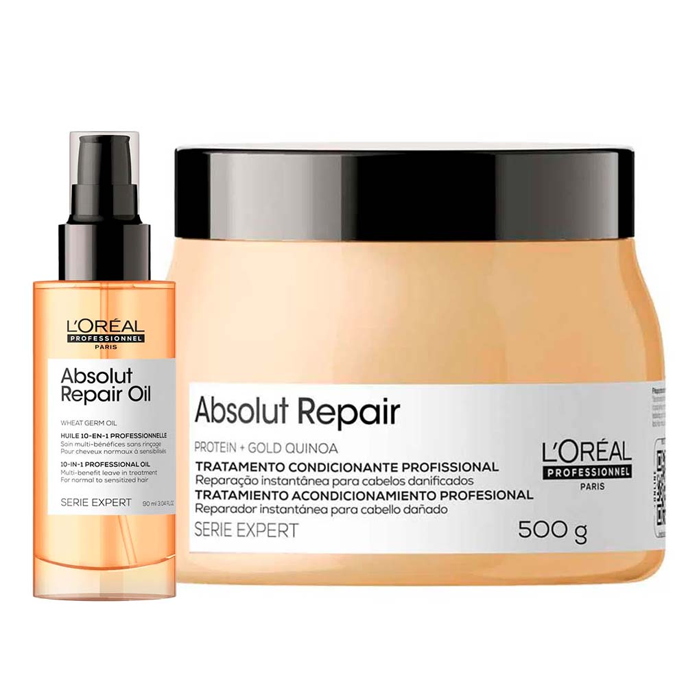 L'oréal Professionne Absolut Repair Kit Máscara + Óleo Kit