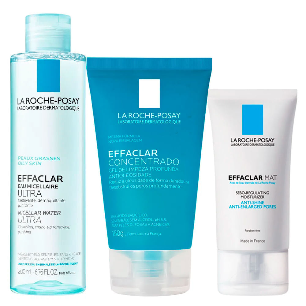 La Roche-posay Kit - Gel De Limpeza + Hidratante Facial + Solução Micelar Kit