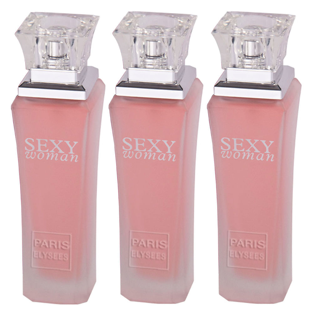 Paris Elysees Sexy Woman Leve 3 Pague 2 - Eau de Toilette + Eau de Toilette + Eau de Toilette Kit