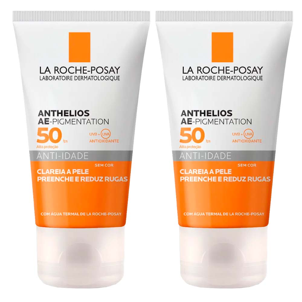 La Roche-posay Anthelios Ae-pigmentation Kit Com 2 Unidades – Protetor Solar Facial Anti-idade Fps50 – 40g Kit