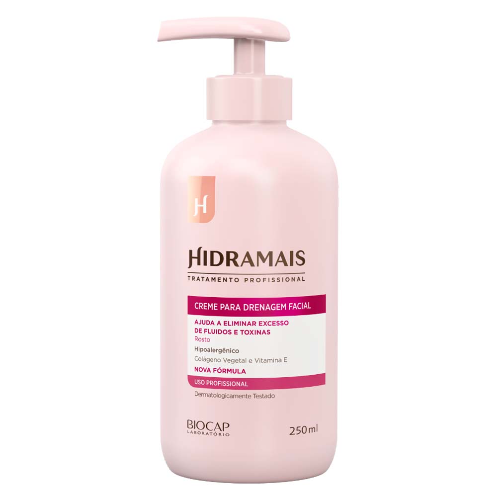 Creme De Drenagem Facial Hidramais Profissional 250ml