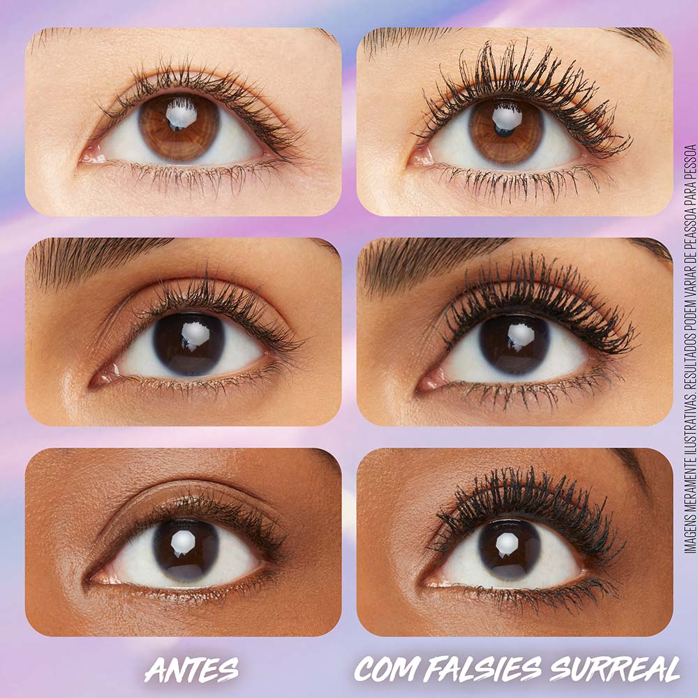 Máscara de Cílios Lavável Maybelline NY - The Falsies Surreal 10ml
