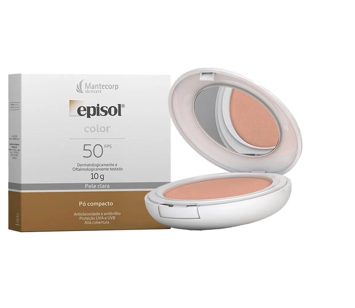 Mantecorp Skincare Episol Kit - Pó Compacto FPS50 + Protetor Solar Tom 2 - Claro Kit