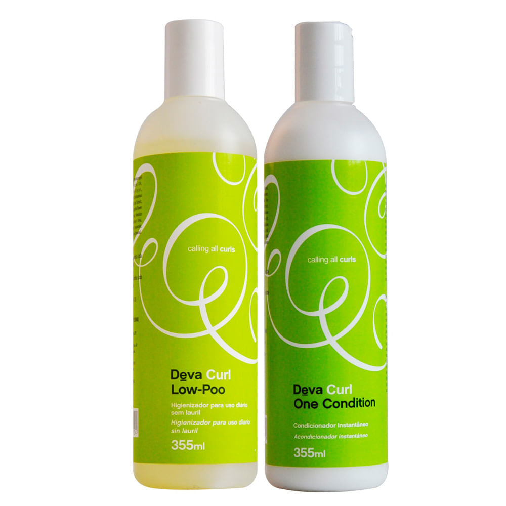 Deva Curl Low Poo Kit - Shampoo + Condicionador Kit