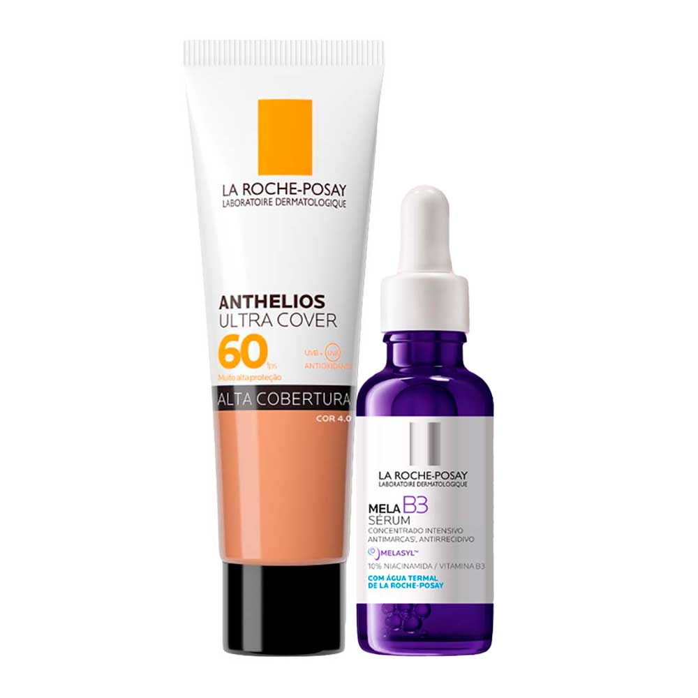 La Roche-posay Kit - Sérum Facial + Protetor Solar Facial Com Fps60 Para Rejuvenescimento Facial Kit