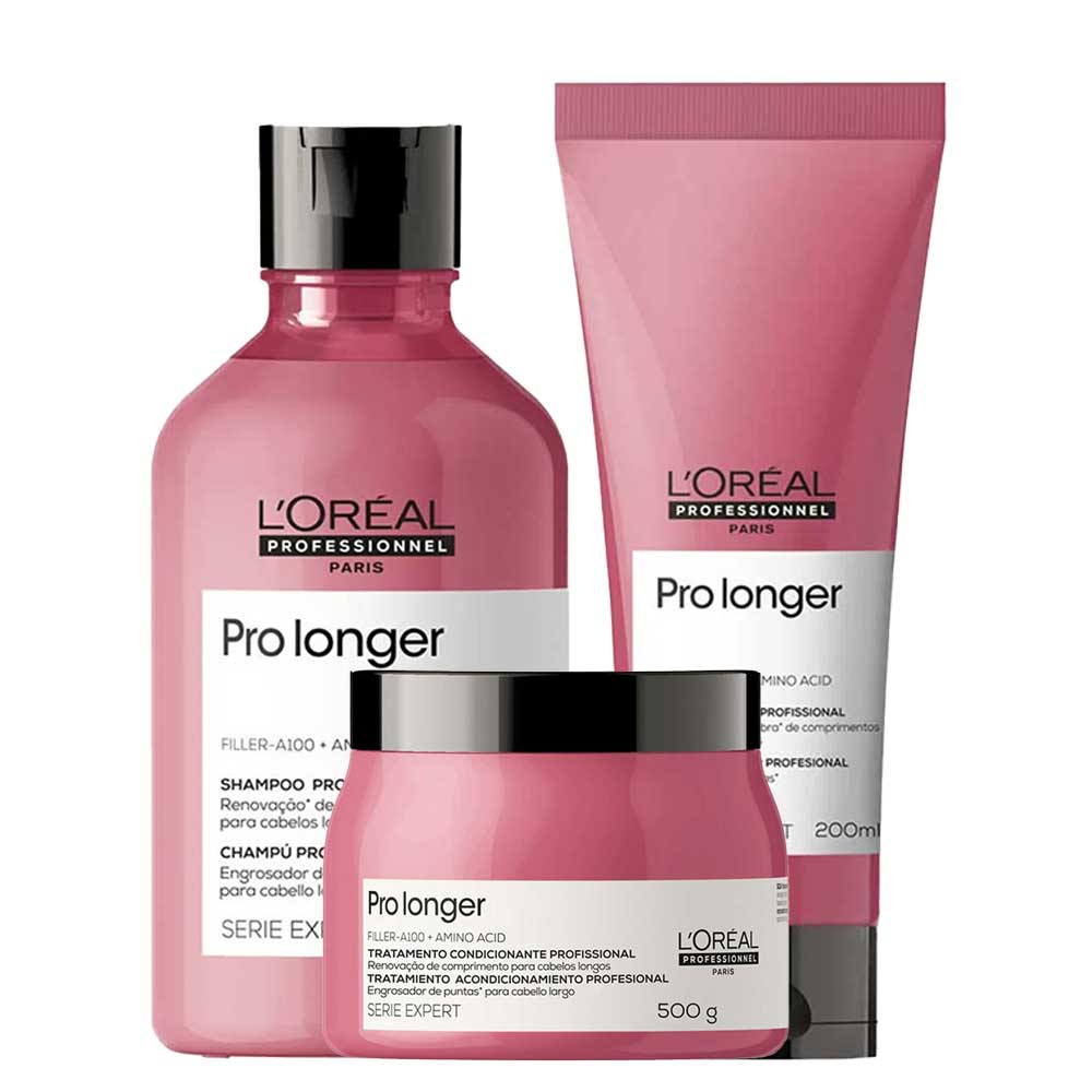 L’Oréal Professionnel Pro Longer Kit - Shampoo + Condicionador + Máscara Kit