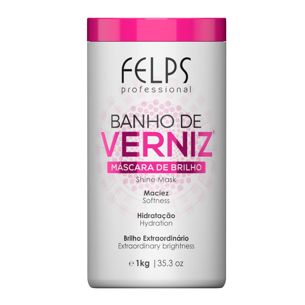 Felps Xmix Banho de Verniz - Máscara Capilar Hidratante 1Kg