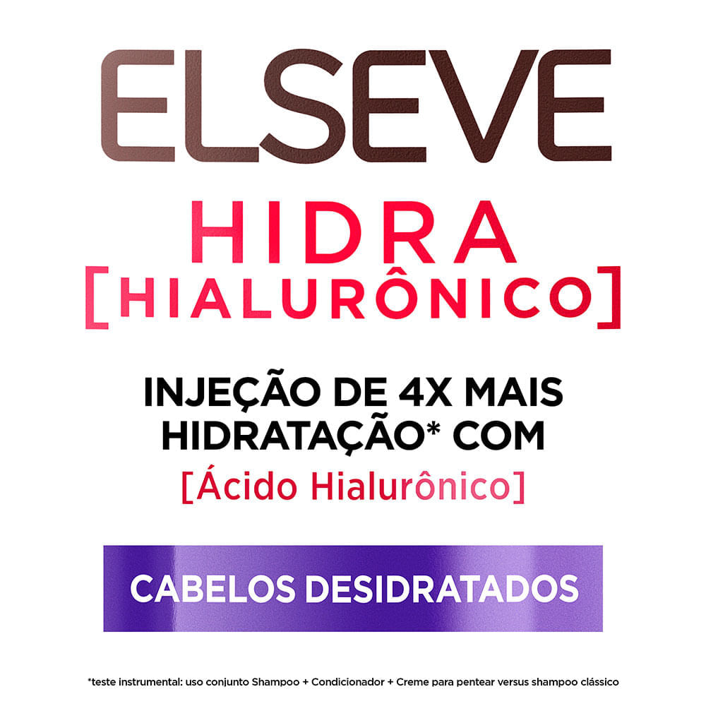 L'Oréal Paris Elséve Hidra Hialurônico Kit - Shampoo + Condicionador + Água Micelar Kit