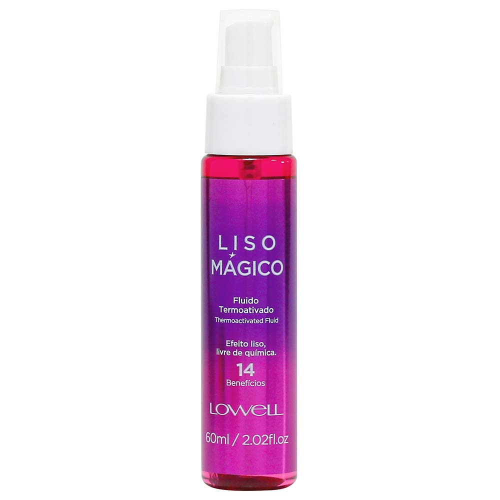Fluído Termoativado Lowell Liso Mágico 60ml