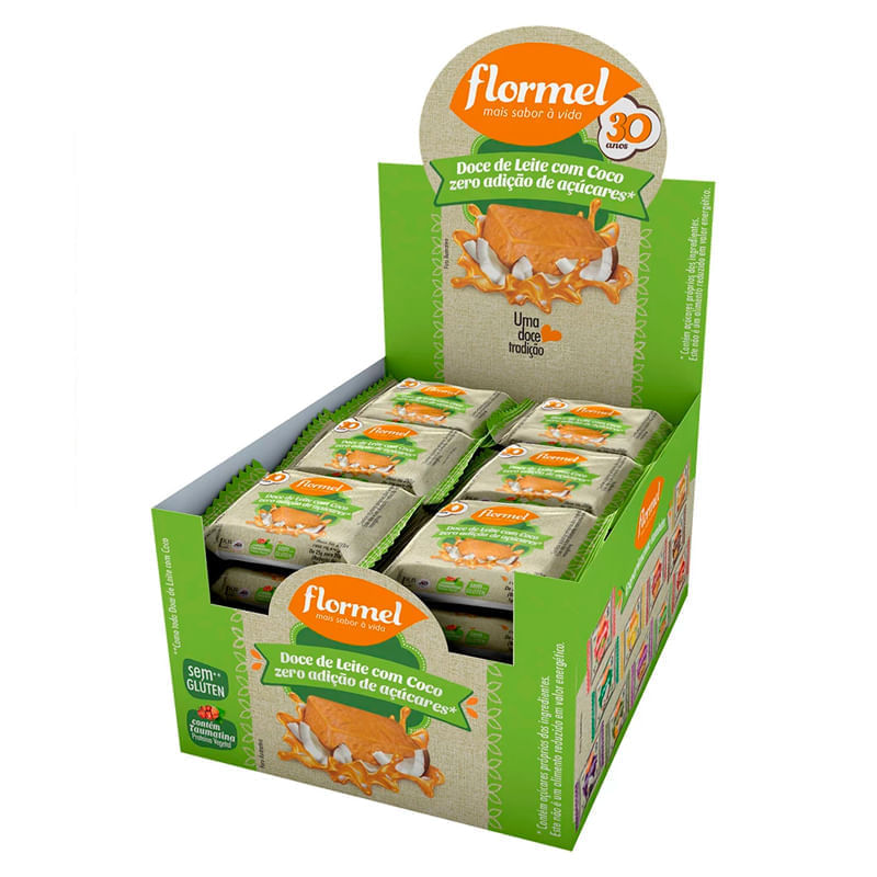 Doce de Leite com Coco Zero Flormel 24x25g