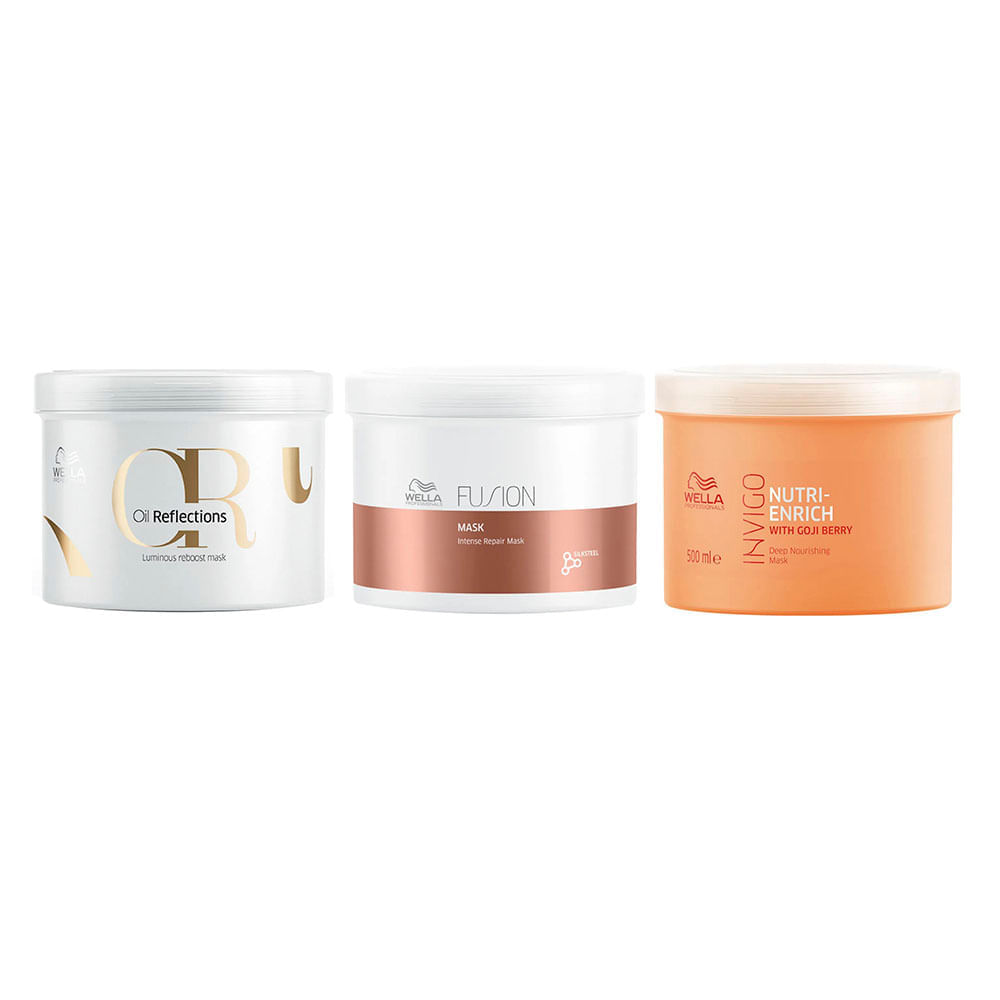 Wella Professionals Kit – Com Três Máscaras Capilares