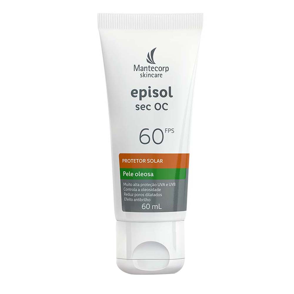 Protetor Solar Facial Episol SEC OC FPS 60 Mantecorp Skincare 60g