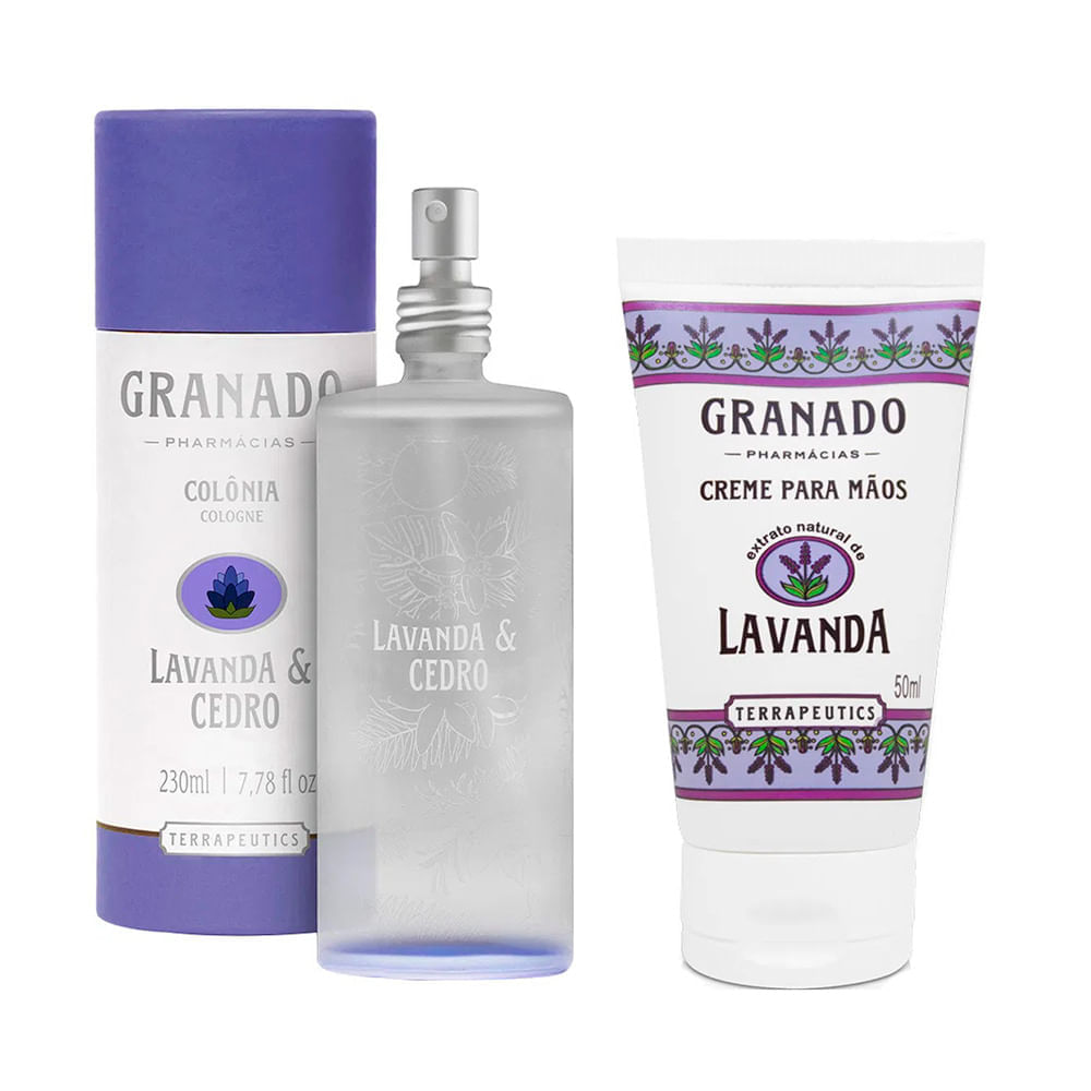 Granado Lavanda E Cedro Granado Kit Edg 230ml + Creme De Mãos