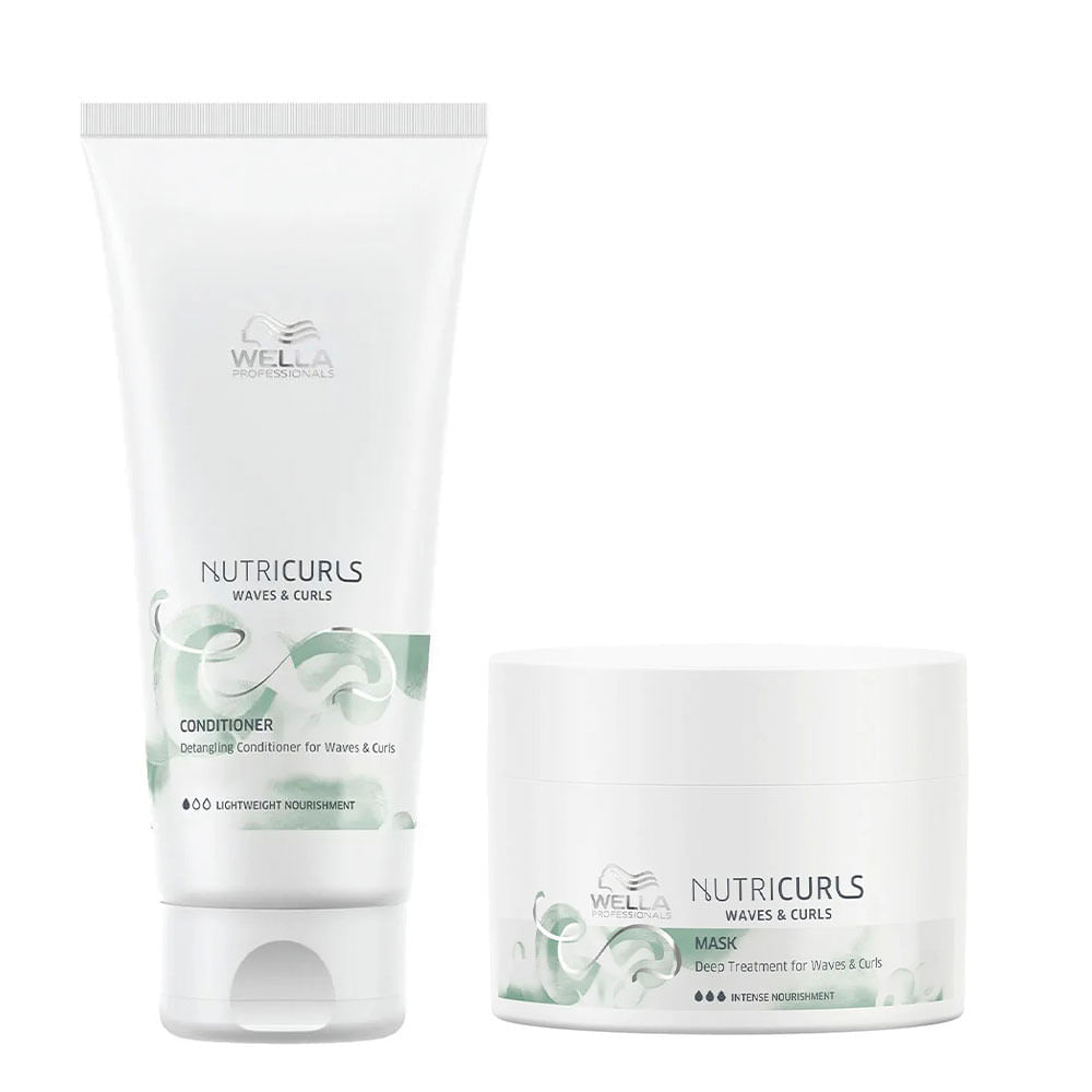 Wella Professionals Nutricurls Kit – Condicionador + Máscara