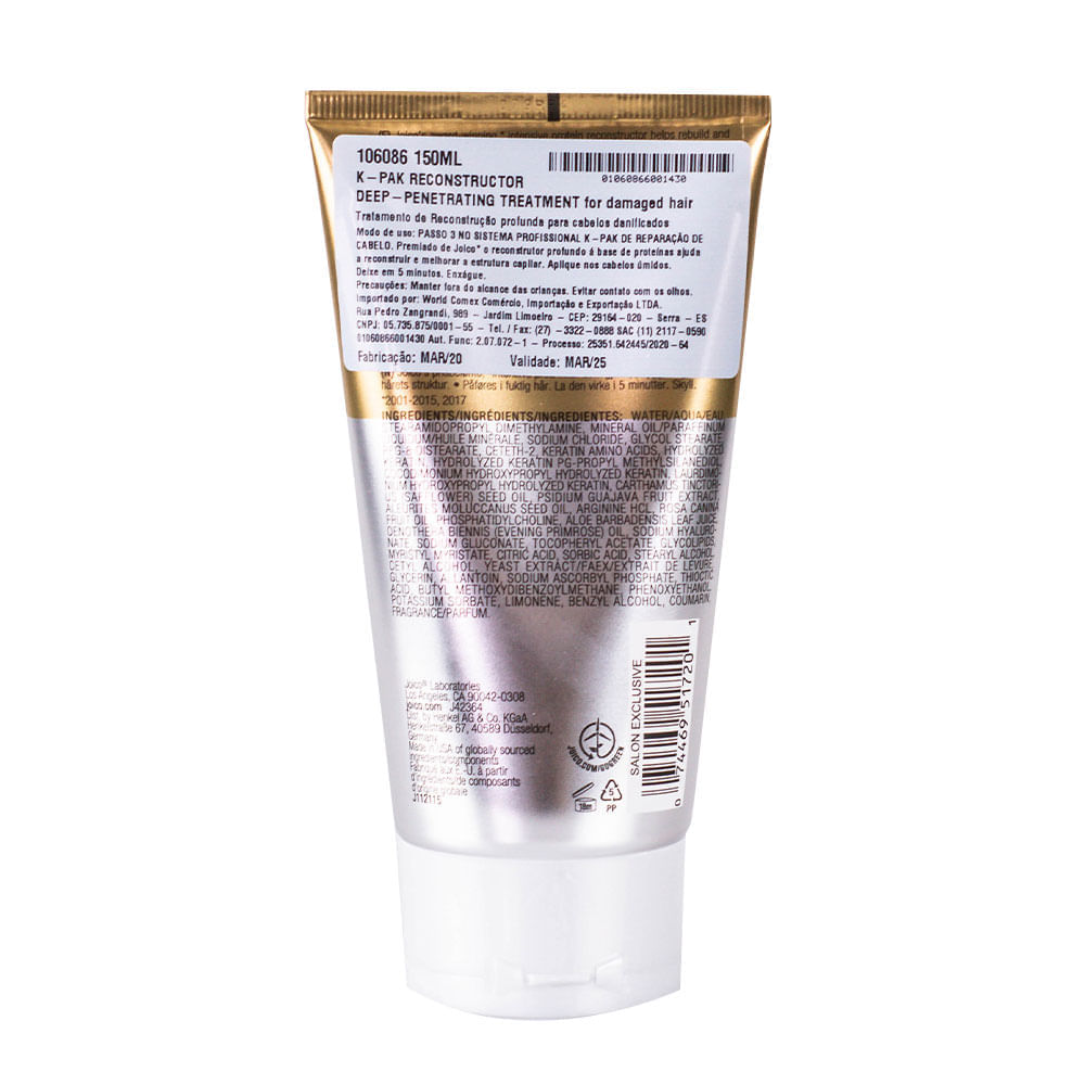 Joico K-Pak Reconstructor Deep-Penetrating Treatment Tratamento Capilar 150ml