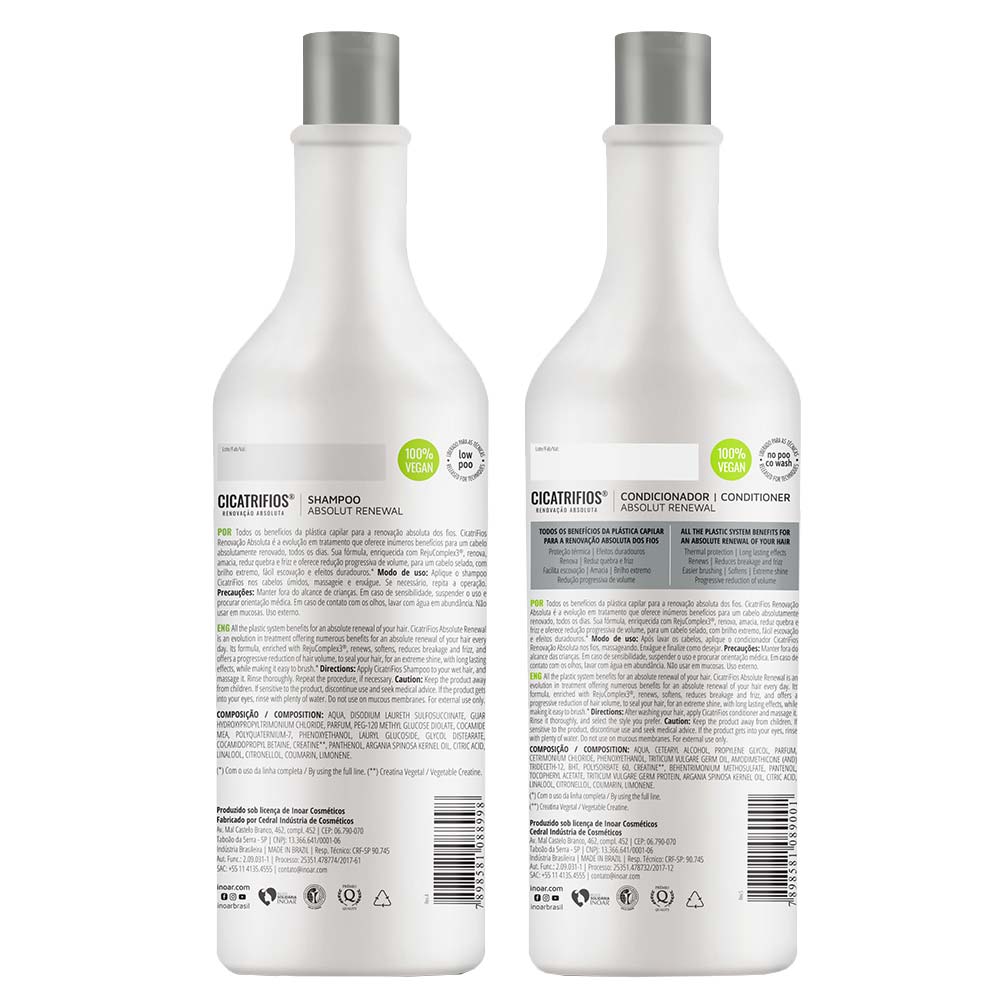 Inoar Duo Cicatrifios Kit Shampoo + Condicionador