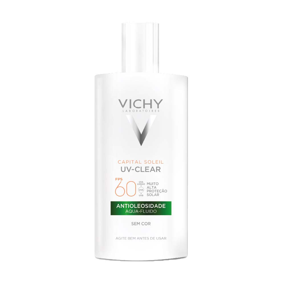 Protetor Solar Facial com Cor Vichy Capital Soleil Uv-Clear FPS60 Sem Cor