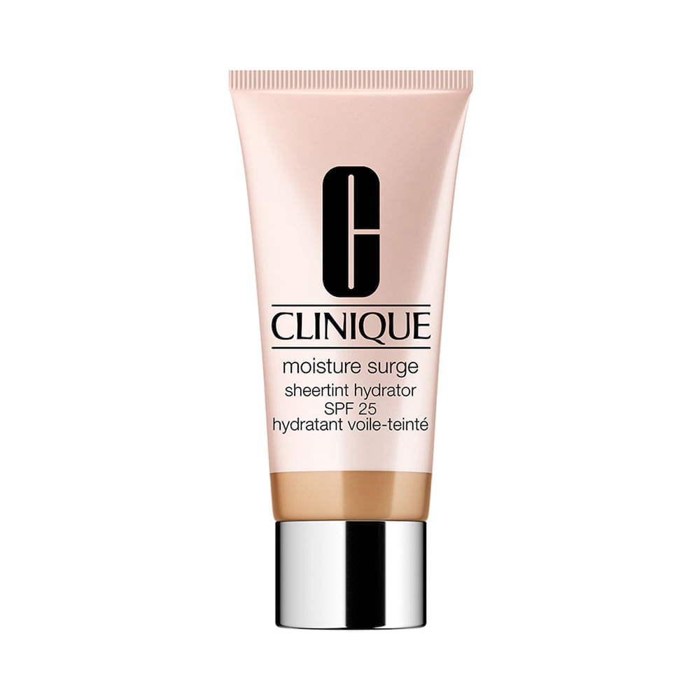 Base Hidratante com Cor Clinique Moisture Surge Sheertint FPS25 Light Medium