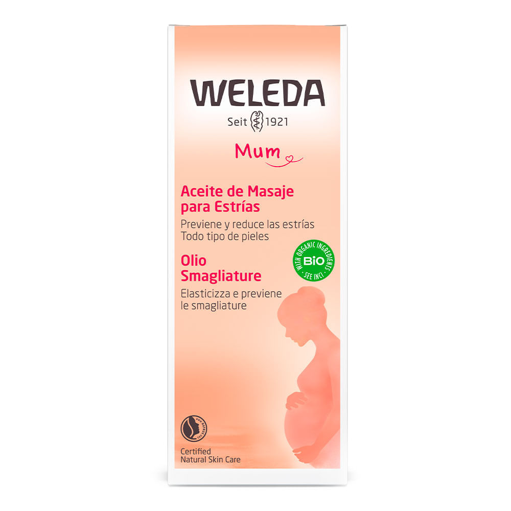 Óleo para Prevenção de Estrias Weleda Óleo Corporal 100ml