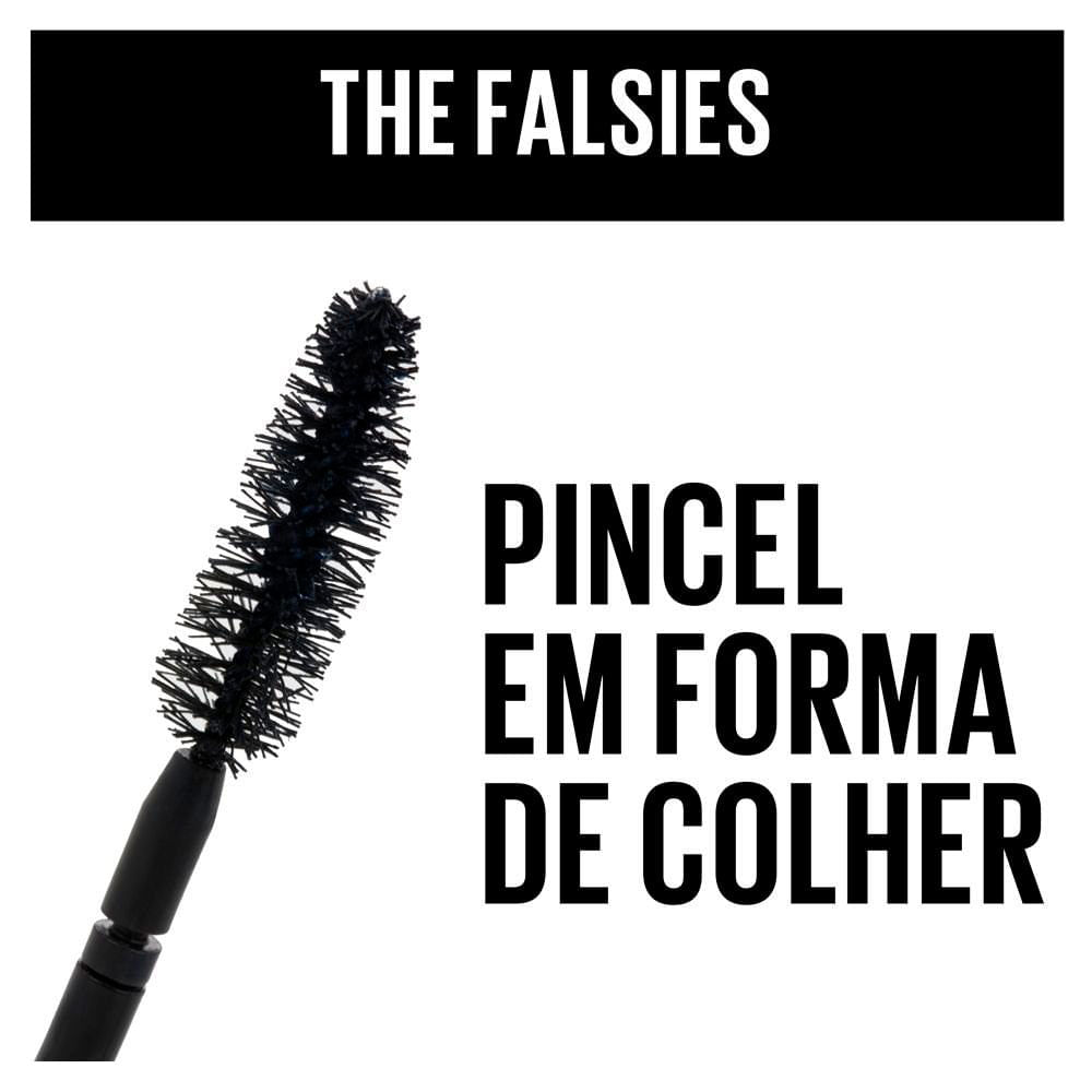 Máscara de Cílios Maybelline The Falsies Lavável Preto
