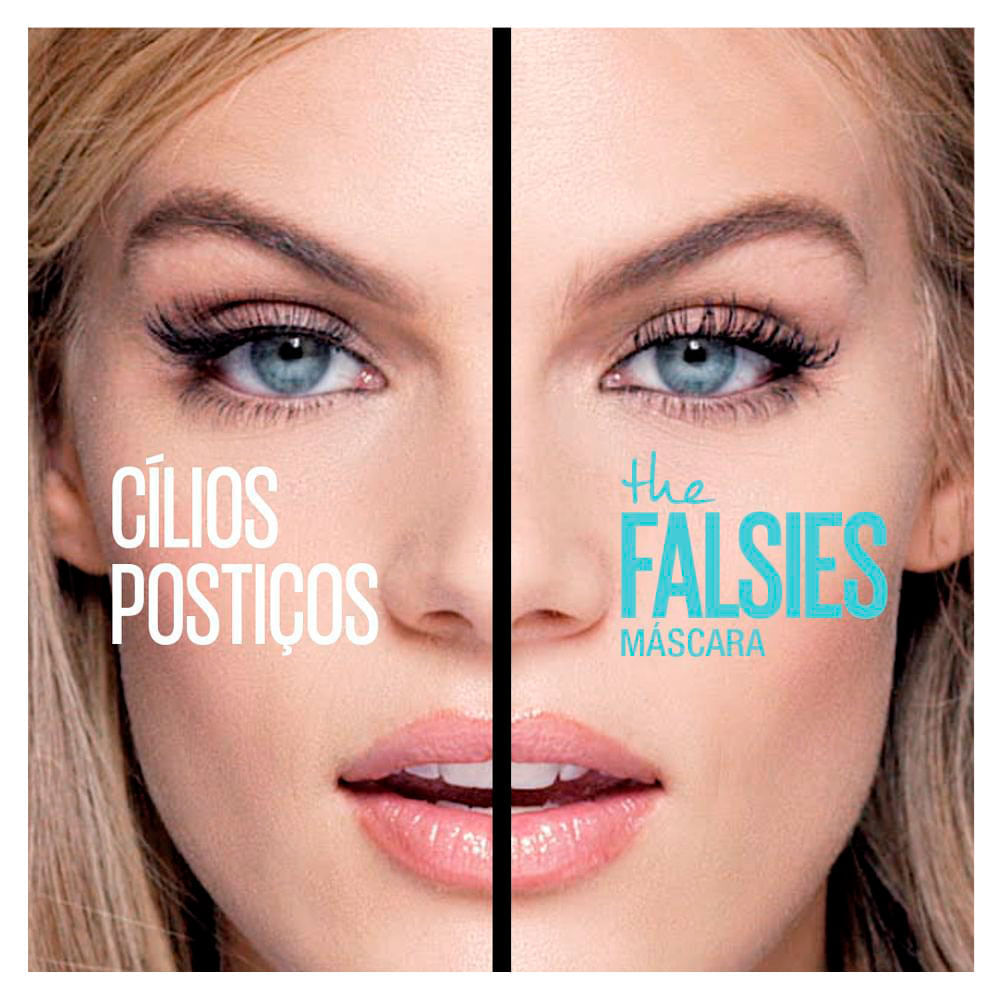 Máscara de Cílios Maybelline The Falsies Lavável Preto