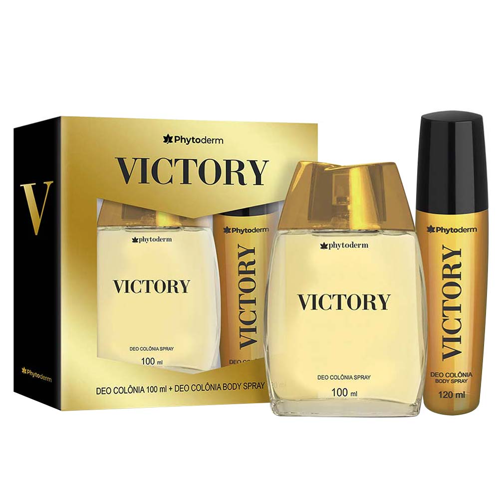 Phytoderm Victory Kit Deo Colônia + Body Spray