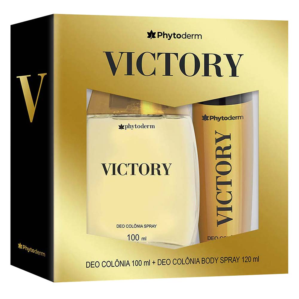 Phytoderm Victory Kit Deo Colônia + Body Spray