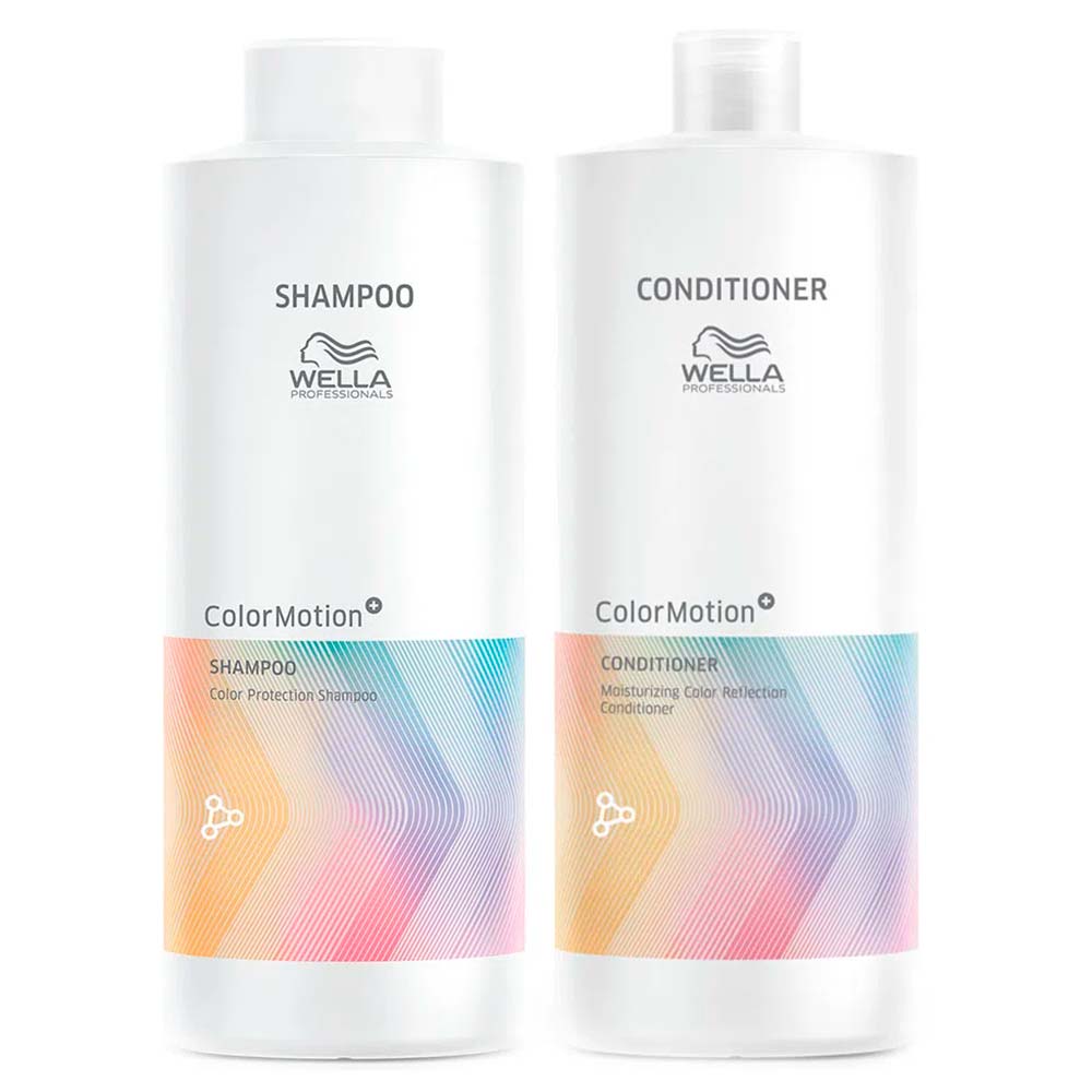 Wella Color Motion Profissional Kit – Shampoo 1L + Condicionador 1L