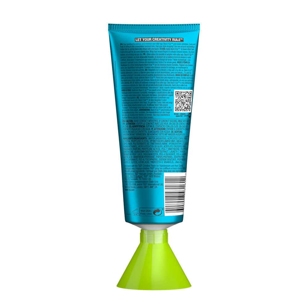 Bed Head Tigi Back It Up Cream Creme Texturizante 125ml