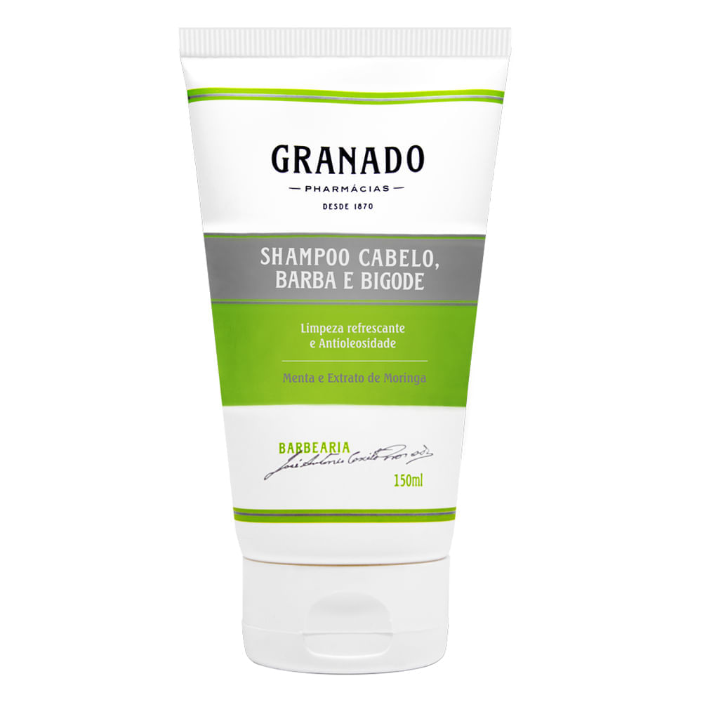 Granado Barbearia Shampoo Barba, Cabelo e Bigode 150ml