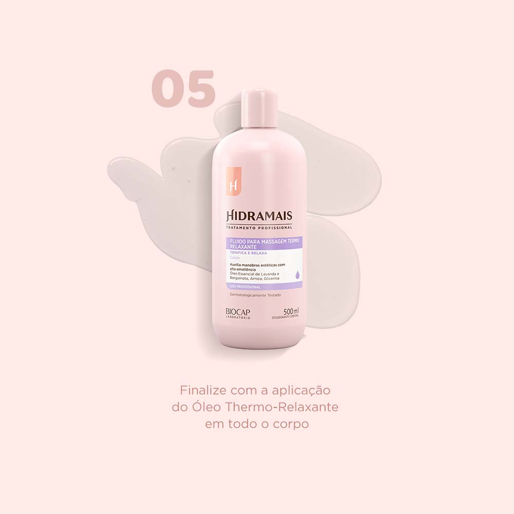 Fluido para Massagem Termo Relaxante Hidramais 500ml
