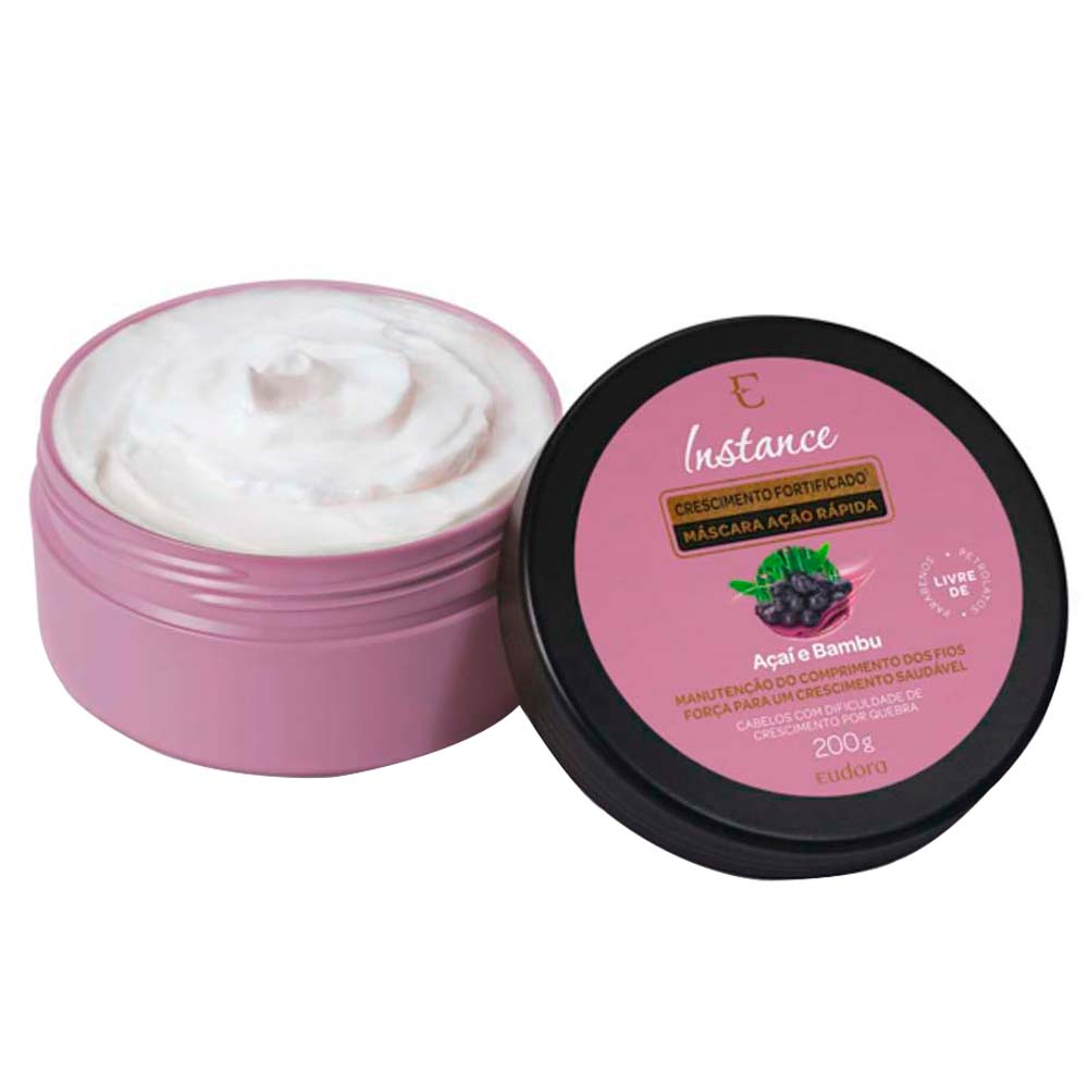 Eudora Instance Açai e Bambu Máscara Capilar 200g