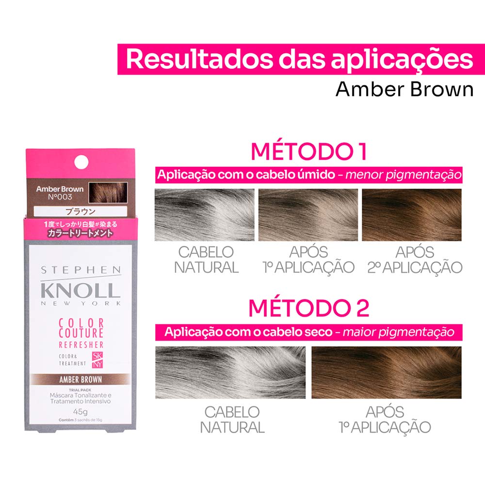 Stephen Knoll Color Couture Refresher Máscara Tonalizante 3x15g 03 Amber