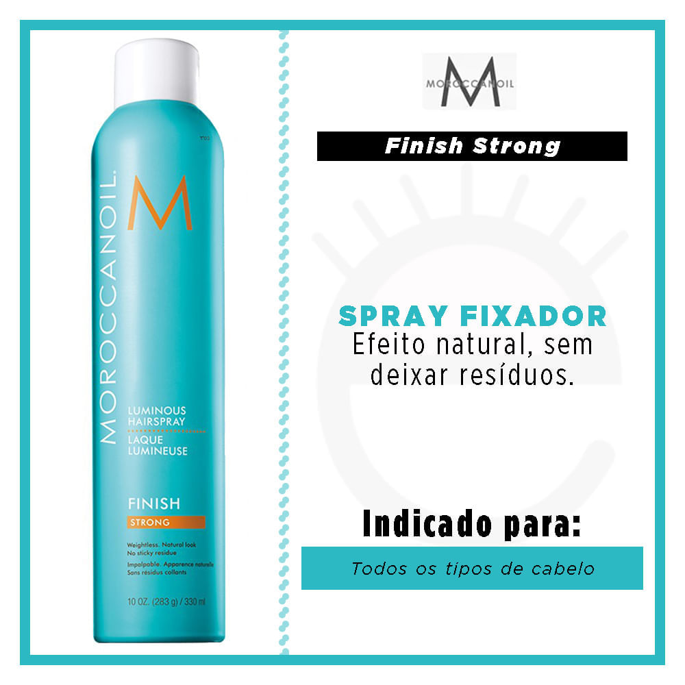 Spray Fixador Moroccanoil Luminoso Strong 330ml