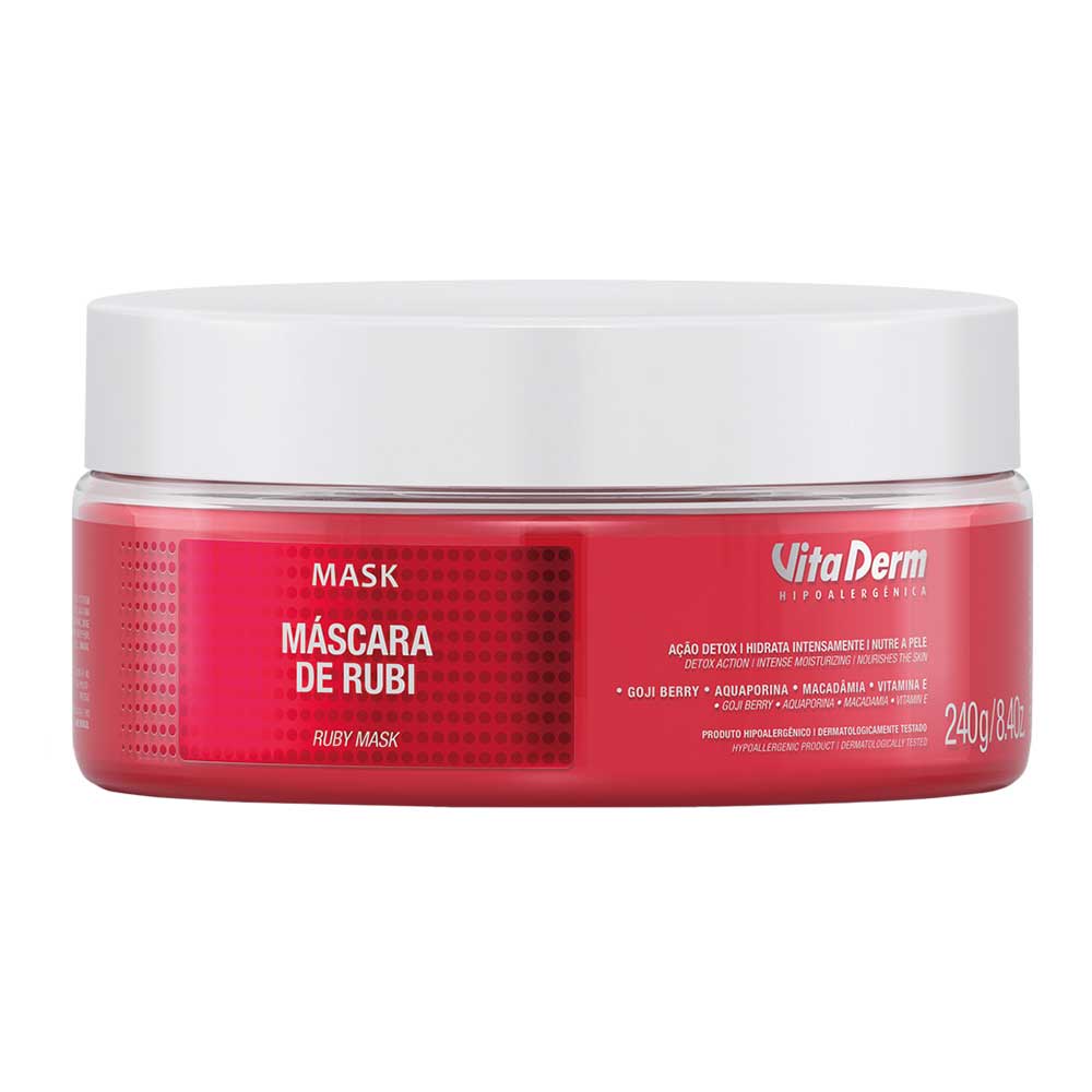Vita Derm Rubi Máscara em Creme Vita Mask 240g