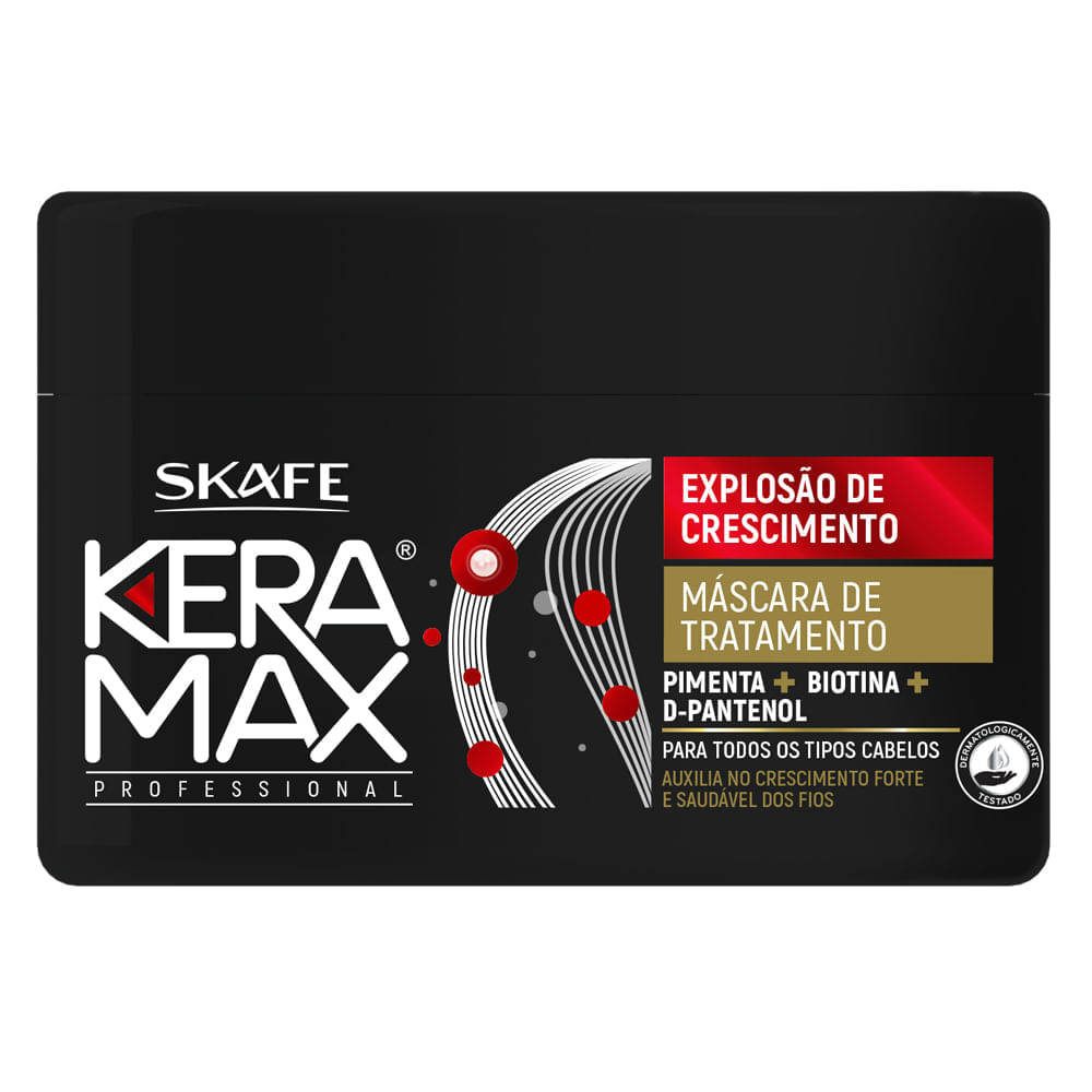 Keramax Explosão De Crescimento Skafe Máscara De Tratamento 350g