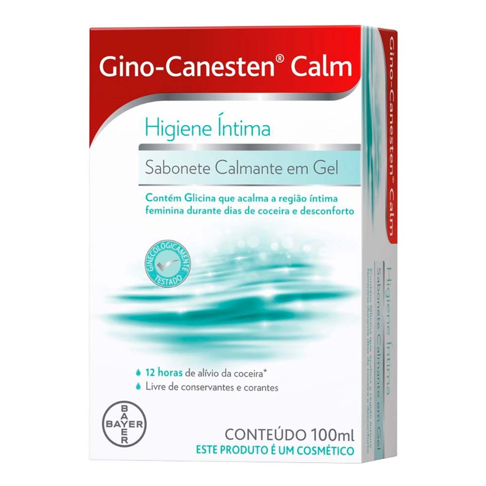 Sabonete Íntimo em Gel Gino-Canesten Calm Kit Promocional 2 unidades 100ml