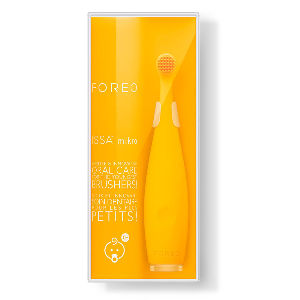 ISSA Mikro Sunflower Yellow Foreo Escova de Dente Infantil 1 Un