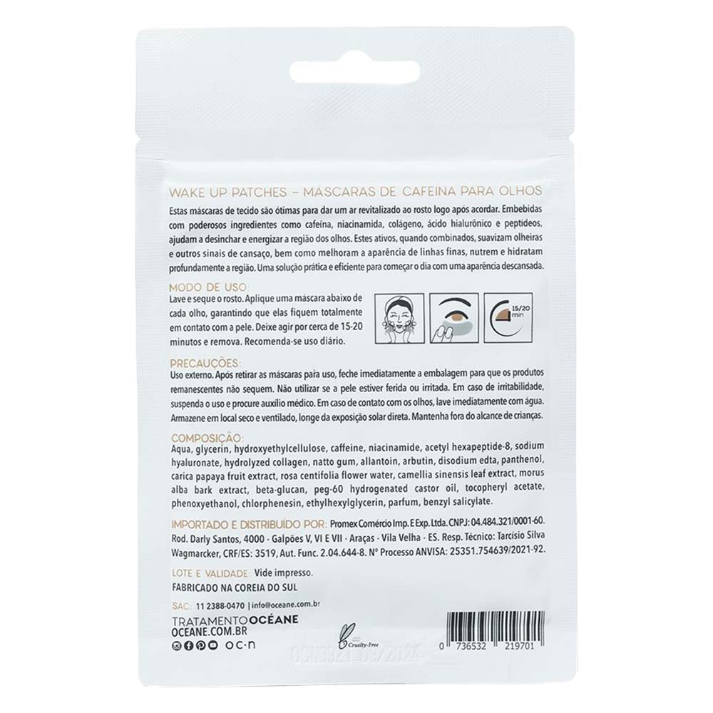 Máscara para Olhos Océane – Wake Up Patches 30un