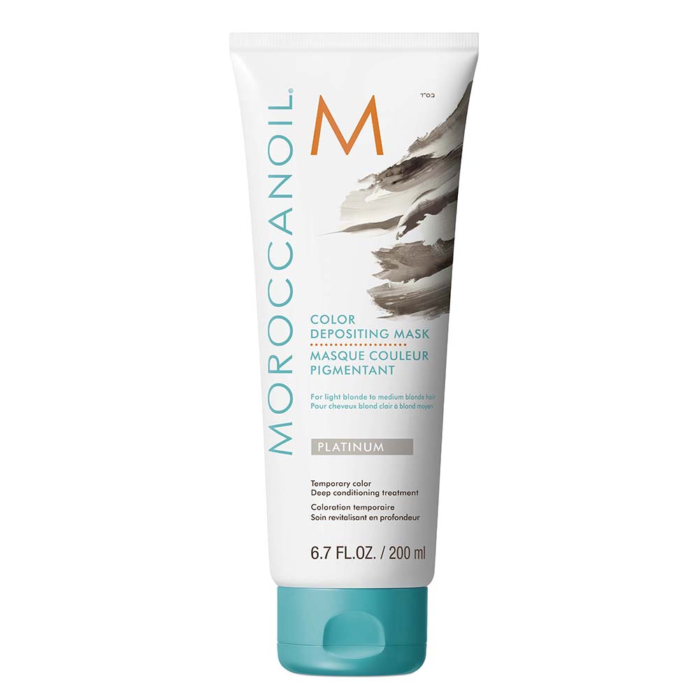 Moroccanoil Color Depositing Máscara Pigmentada Platinum 200ml