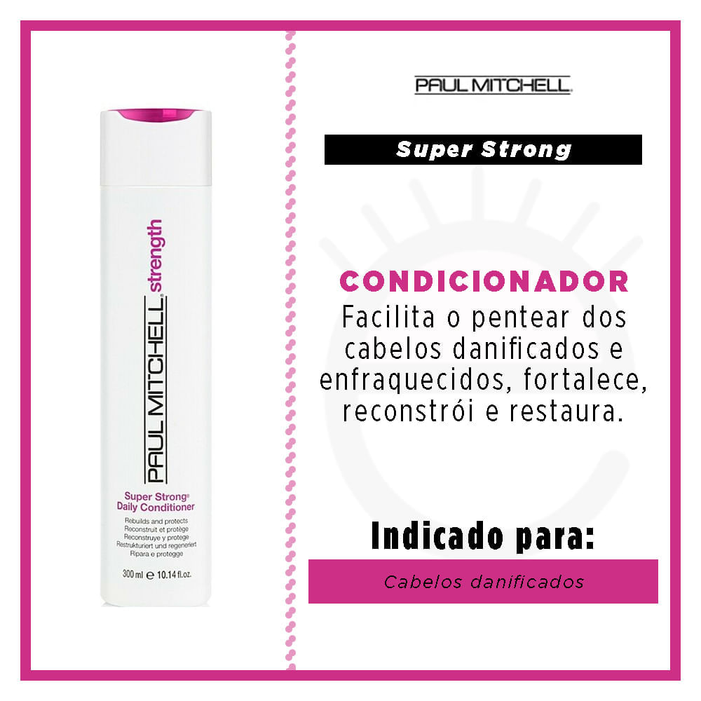 Paul Mitchell Super Strong Condicionador Reconstrutor 300ml