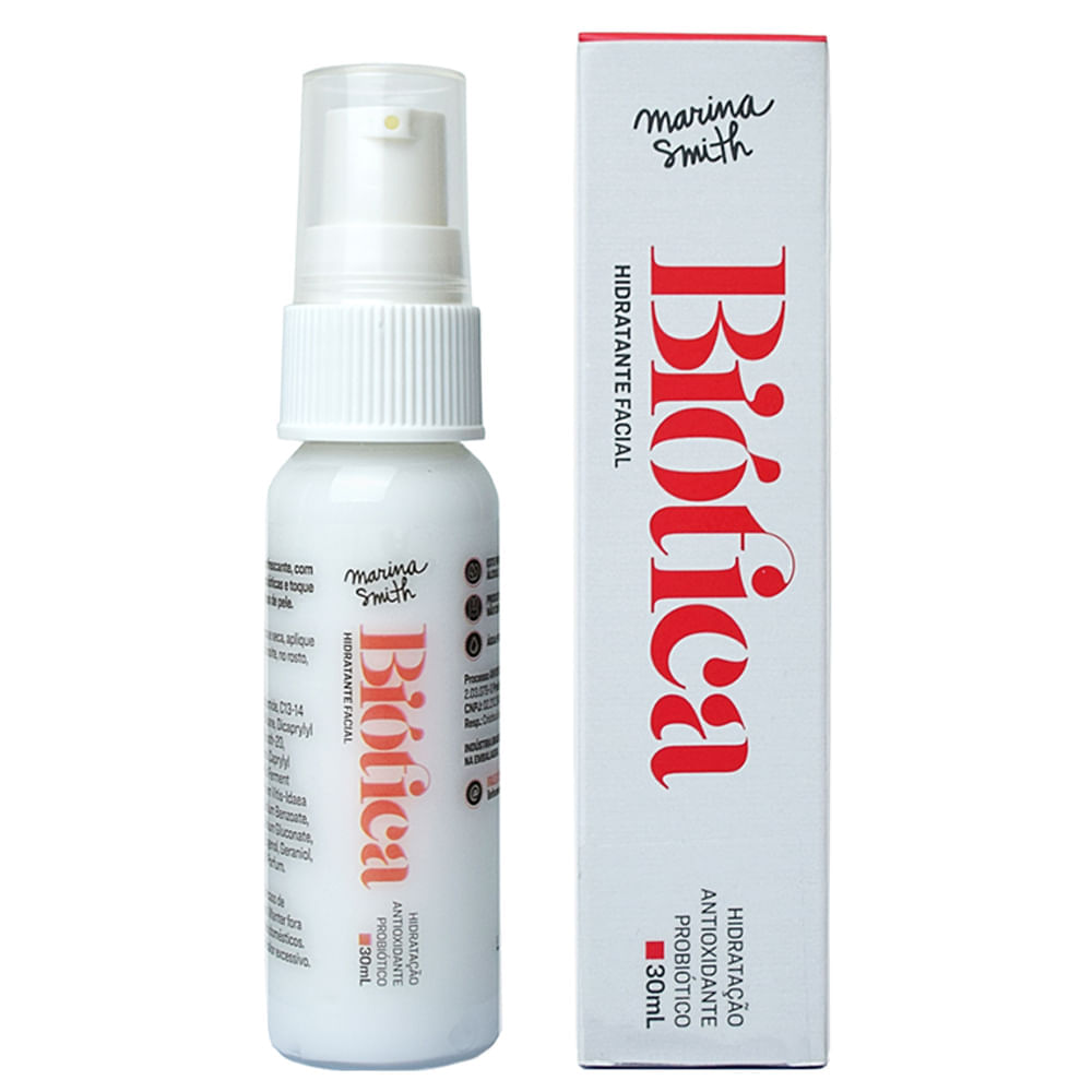 Hidratante Facial Marina Smith Biótica 30ml