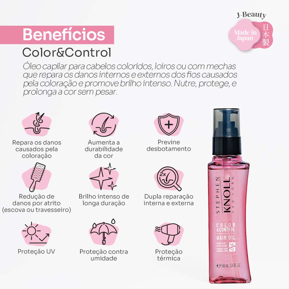 Stephen Knoll Color & Control Hair Oil 100ml