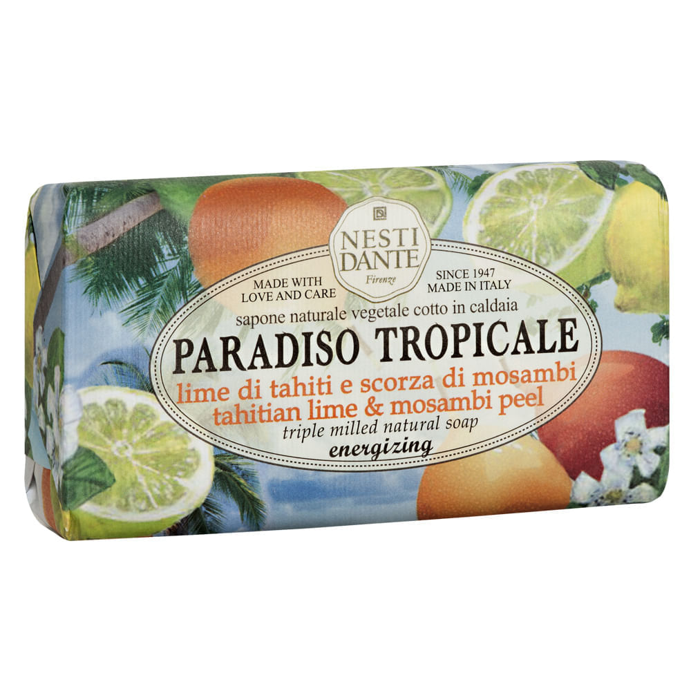 Paradiso Tropicale Lima do Thaiti e Casca de Mosambi Nesti Dante Sabonete em Barra 250g