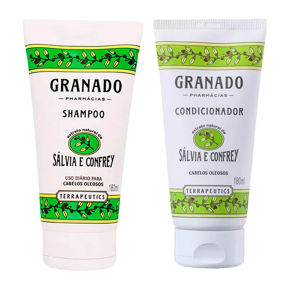 Granado Terrapeutics Sálvia e Confrey Kit Shampoo + Condicionador